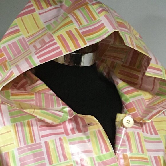 Waterproof, Breathable, Hooded Button closure Raincoat - Picture 4 of 6